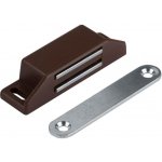 Walteco Nábytkový magnet, nosnost 8 kg, hnědý, 2 ks 84511 – Zboží Mobilmania