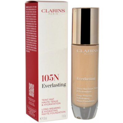 Clarins make-up Everlasting Foundation 105N 30 ml – Zboží Mobilmania