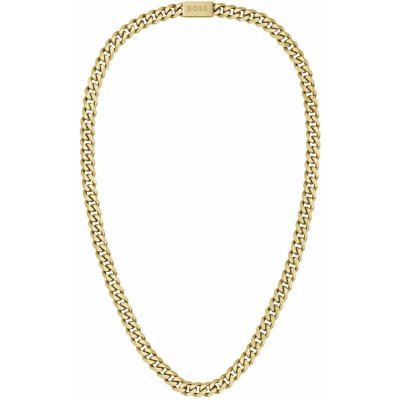 Hugo Boss Výrazný pozlacený řetízek 1580402 – Zboží Dáma