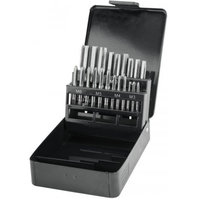 EXTOL CRAFT Závitníky, sada 21ks, M3-M4-M5-M6-M8-M10-M12, 29301 – Hledejceny.cz