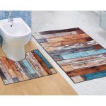 Bellatex 3D FOTOTISK DŘEVĚNÁ PODLAHA 100x60cm ( ) + 60x50cm (na WC) – Zboží Mobilmania