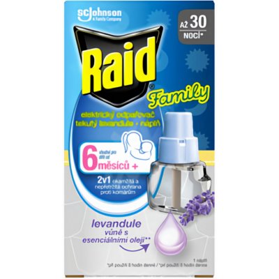 Raid Family náhradní náplň pro elektrický odpařovač Levandule 21 ml – Zboží Mobilmania