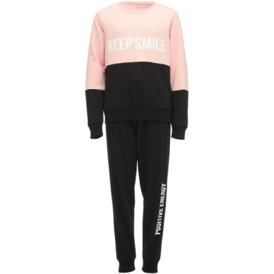 Lewro AVERA dívčí tepláková souprava černá – Zbozi.Blesk.cz