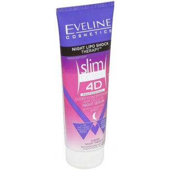 Eveline Cosmetics Slim Extreme 4D Lipo Shock Therapy noční sérum s hřejivým efektem 250 ml