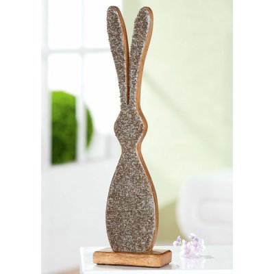 Gilde Stojánek Zaječí z mangového dřeva Pattern, 40 cm 498914 – Hledejceny.cz