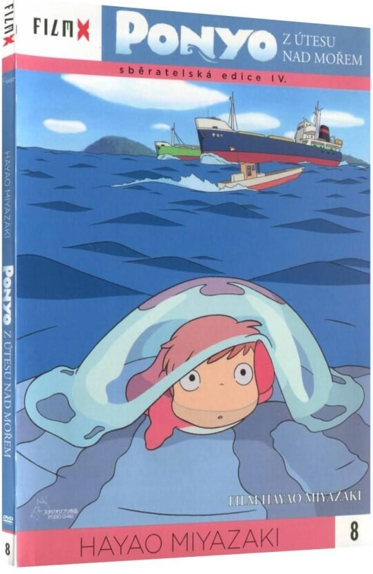 ponyo z útesu nad mořem DVD