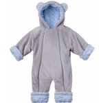 ESITO Zimní kojenecký overal Minky Teddy modrá – Zboží Mobilmania
