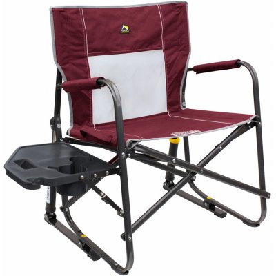 Židle GCI Freestyle Rocker XL with Side Table červená – Hledejceny.cz