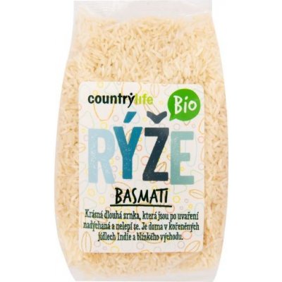 Country Life Bio Rýže basmati natural 14 x 0,5 kg – Zboží Mobilmania