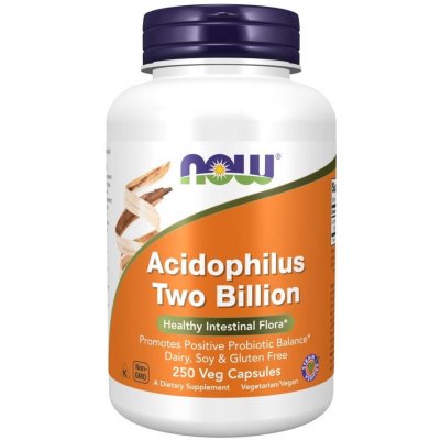 Now Foods Acidophilus Two Billion 250 veg kapslí – Hledejceny.cz