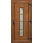 CanDo Vchodové plastové dveře Tenerife, zlatý dub, 90 P – Zboží Mobilmania