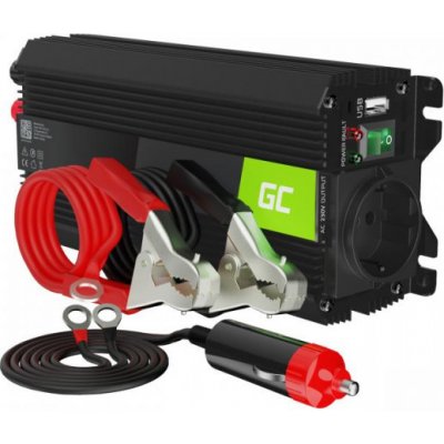 Green Cell Sinusový PRO 12V/230V 500W/1000W Modifikovaná sinusoida – Zbozi.Blesk.cz