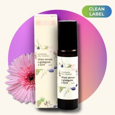 Kvitok Ani-aging oční sérum ginkgo a koenzym Q10 Roll-on 10 ml – Hledejceny.cz