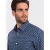 Pánská Košile Ombre košile slim fit OM-SHCS-0140 tmavomodrá