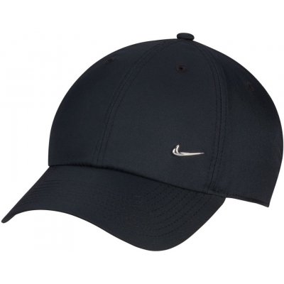 Nike Dri-Fit Club Unstructured Metal Swoosh Cap Černý – Zboží Dáma