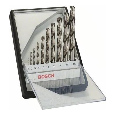 BOSCH Robust Line HSS-G 2607010535 / 10dílná Sada vrtáků do kovu / 135° (2607010535) – Zbozi.Blesk.cz