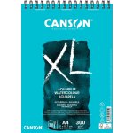 Canson Skicák XL Aquarelle na mokré techniky s kroužkovou vazbou 300g m2 30ks A4 – Zboží Dáma
