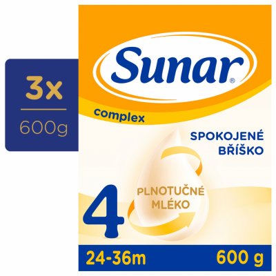 Sunar 4 complex jahoda 3 x 600 g – Hledejceny.cz
