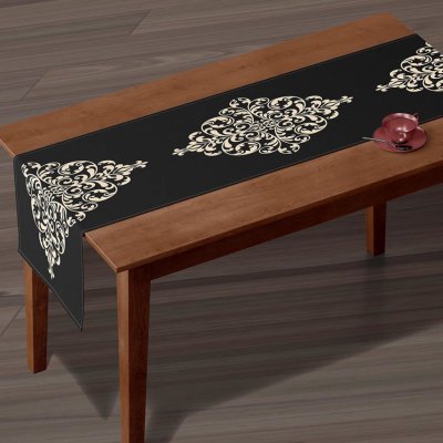 WALIA Kuchyňský běhoun BLACK DAMASK 45x140 cm – Zboží Mobilmania