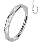 Šperky4U Segment kruh helix cartilage tragus septum piercing titan TIT1335-0808 – Zboží Dáma