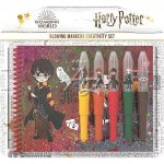 Jiri Models 3522-8 kreativní sada se zápisníkem a foukacími fixy Harry Potter 7 ks – Hledejceny.cz