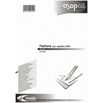Asopol 041400 Faktura A4 pro neplátce DPH samopropisovací
