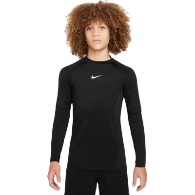 Nike B PRO DRI-FIT LS top 24 černá FJ6822-010 – Zboží Dáma