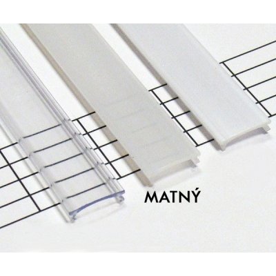 Berge Matný difuzor Klik pro profily 1 m LUMINESB2-K1000MR – Zboží Dáma