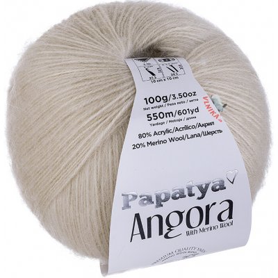 Kamgarn Příze Papatya Angora Merino Varianta: 9215 – Zboží Dáma