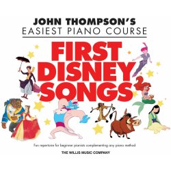 John Thompson's Easiest Piano Course First Disney Songs