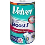 Velvet Boost třívrstvé papírové ručníky 150 útržků 1 role – Zboží Dáma Velvet Boost třívrstvé papírové ručníky 150 útržků 1 role – Zboží Dáma