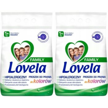 Lovela Family Prací prášek Color 2 x 2,1 kg