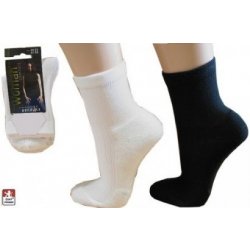 Pondy dámské ponožky polofroté bílé