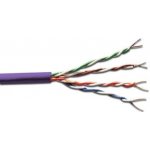 Digitus DK-1613-VH-1 UTP kabel drát AWG23, měď, Cat.6, box 100m, LSOH, fialová – Zboží Živě