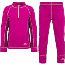 Trespass Bubbles B Kids M/fleece Base Layer Azalea