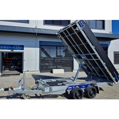 Saris Přívěs 3-str. sklápěč 356 184 3500kg HD, kombi hydr., listová pera, nájezdy, Black Edice | Zboží Auto