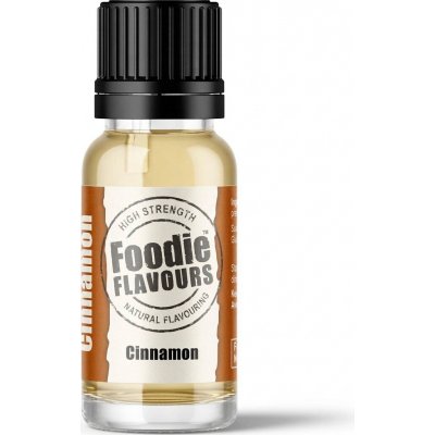 Foodie Flavours Přírodní koncentrované aroma 15 ml skořice – Hledejceny.cz