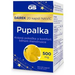 GS Pupalka 500 mg 90+20 kapslí Dárkové balení