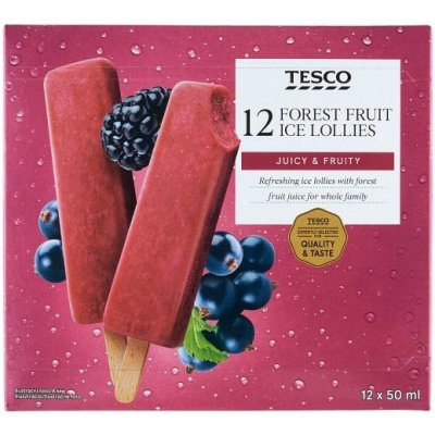 Tesco Mražený krém vodový lesní ovoce 12 x 50ml – Zboží Dáma