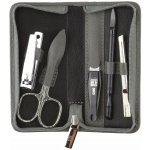 Yes Solingen Elegantní kožená manikúra sada 5 dílů 99264 šedá – Sleviste.cz