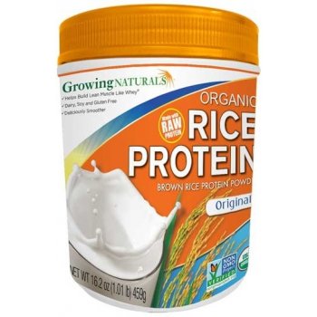 Growing Naturals Rice Protein Isolate Powder 459 g