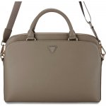 Guess PU Grained Triangle Logo 15/16" Brown GUCB15PGTSPSW – Zboží Živě