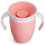 Munchkin Juniorský netekoucí hrneček 360°s oušky růžový 207 ml – Hledejceny.cz