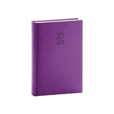 Aprint A5 Denní 2026 fialová – Zboží Živě