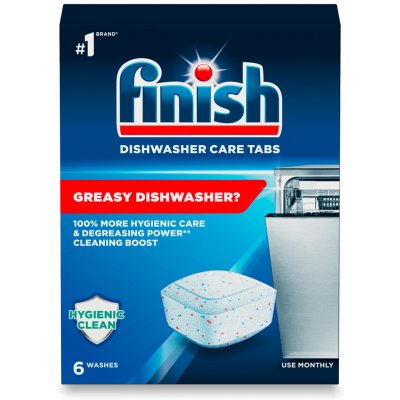 Finish Dishwasher Care Tabs čistič myčky 6 tablet – Hledejceny.cz