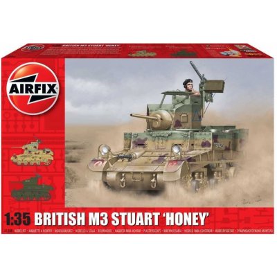 Airfix Plastikový model tanku A1358 British M3 Stuart Honey 1:35