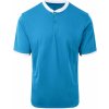 Pánské sportovní tričko Funkční polokošile se stojatým límečkem Sportpolo Sapphire Blue/Arctic white