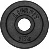 Činka a závaží Lifefit kovový 1,0kg - 30mm