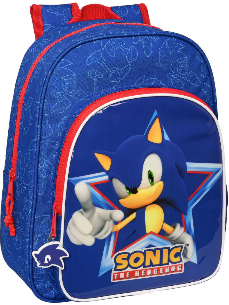 Sonic batoh Sonic Let\'s roll námořnická modrá