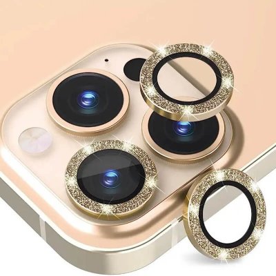 SES Třpytivé ochranné sklo na čočku fotoaparátu a kamery pro Apple iPhone 13 mini 16455 – Zboží Mobilmania
